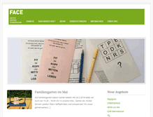 Tablet Screenshot of face-familienzentrum.de